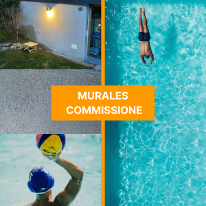 murales su commissione - bordo piscina como